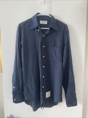 Thom Browne Deep Navy Button-Down Shirt